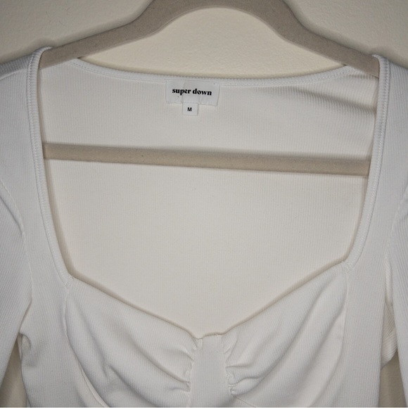 Superdown Revolve Sandy Ribbed Top - Picture 4 of 8